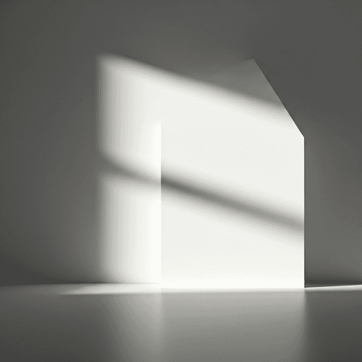 Minimalistický architektonický vzor světla a stínu
